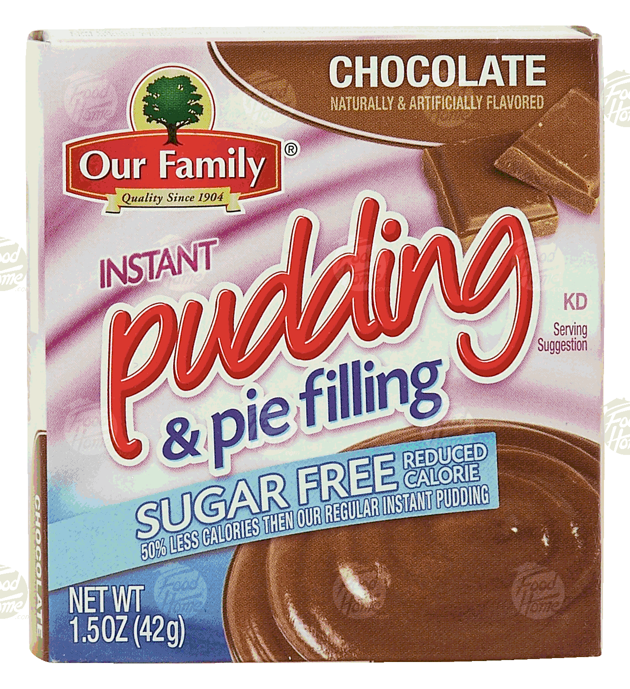 Our Family  chocolate instant pudding & pie filling, sugar free Full-Size Picture